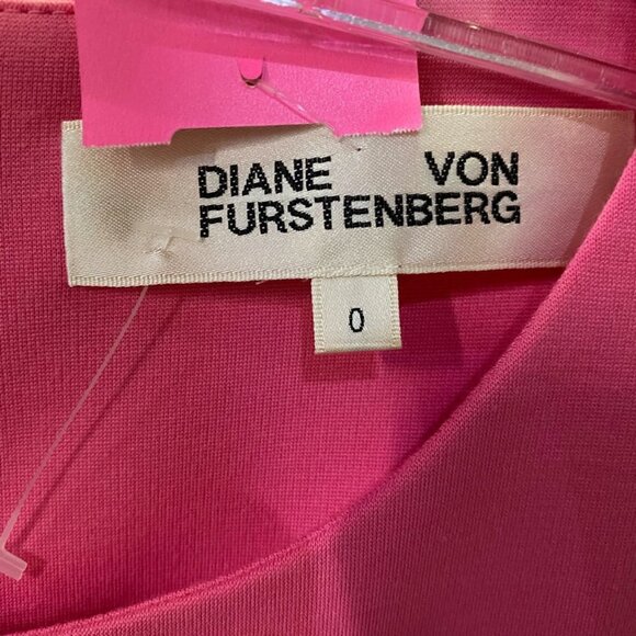 Diane Von Furstenberg Pink Carrie Shift Dress - Picture 4 of 4